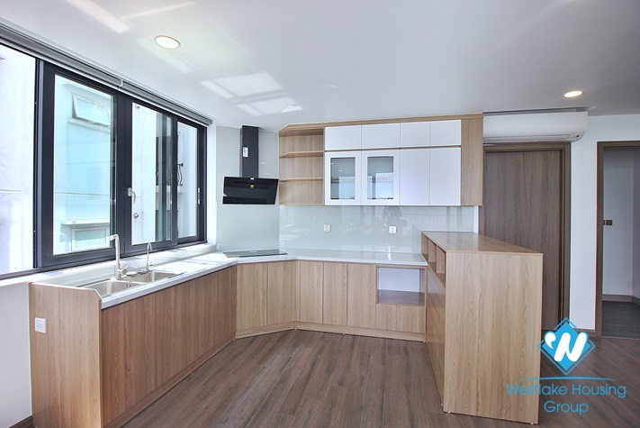 Lake view and brand new 2 beds apartment for rent in Nguyen Dinh Thi st, Tay Ho